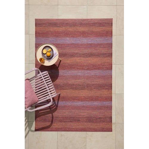NOUS Living Rood/Roze/Oranje Binnen- en Buitenvloerkleed (230x160 cm)