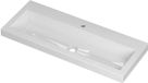 Wastafel INK Roots Wastafel Porselein met 1 Kraangat - 1000x400x60 mm - Glans Wit