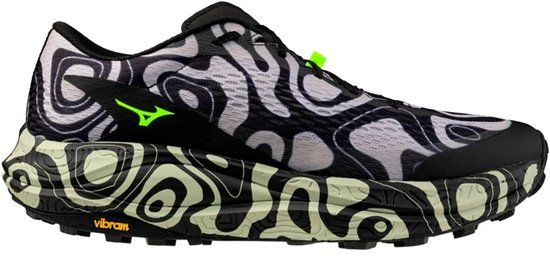 Mizuno Neo Accera Trailschoenen Unisex - Oranje/Lime Pulp/Zwart - Maat 46