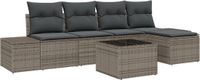 vidaXL Banc de jardin gris clair