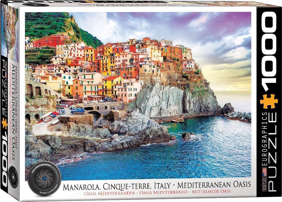 Eurographics Manarola Cinque Terre Italy - 1000 stukjes Puzzel