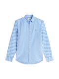 Tommy Hilfiger Regular Fit Flex Stripe Overhemd lichtblauw / wit