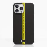 BK Häcken Coque de Téléphone Compostable Apple iPhone 13 Pro Max - Officiel - Officiel Coque de Téléphone en Fibriva™s Bande jaune