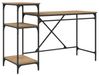 Bureau Artisan Chêne Bois transformé 135 x 50 x 90 cm