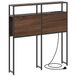 vidaXL Opberghoofdbord bruin eikenkleur hout