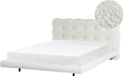 Beliani SOULISSE - Bed - Gebroken wit - 140 x 200 cm - Bouclé