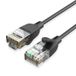 Vention câble réseau IBIBL Noir 10 m Cat6a U/UTP Rond