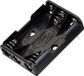 Tru Components BH 431-1P Batterijhouder 3 AAA (potlood) Zwart