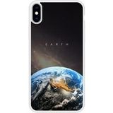 Earth Verstevigd hoesje met sublimatie bedrukking, compatibel met Apple iPhone X