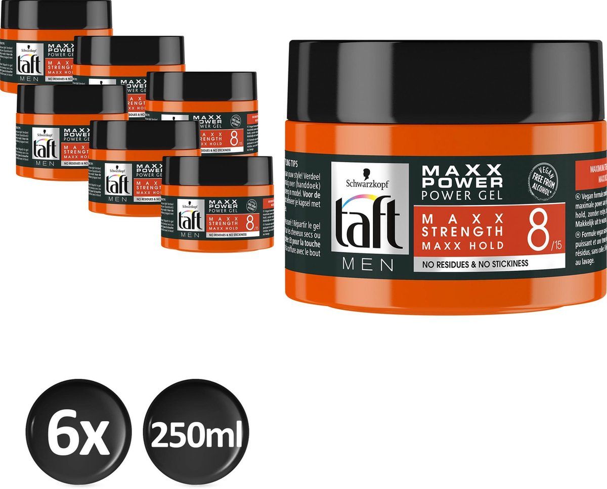 Taft Maxx Power Power Gel (jar) 6x