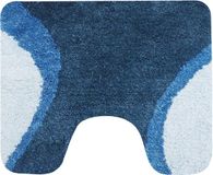 Dutch House Toiletmat Metz - WC Mat 60x50 - Blauw - Antislip