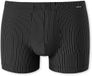 SCHIESSER Heren Short Zwart Gestreept