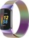 Wigento Fitbit Metal Steel Mesh Wristband with Magnetic Closure for Charge 6 / 5