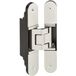 Paumelle Simonswerk TECTUS TE 340 3D invisible pour portes non feuillurées jusqu'à 80 kg, couleur laiton F2 (SW 125)