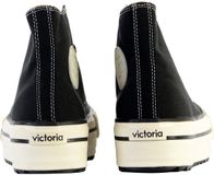 Victoria Hoge sneakers met veters Zwart