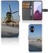 B2Ctelecom OPPO Reno 8 Lite | OnePlus Nord N20 Flip Cover Schaatsers