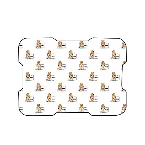 Bonamaison - Digitaal bedrukte muismat - 22x18 cm - Antislip - Kantoor & Thuis