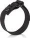 Leather California Exotic Novelties The Leather Cinch - Cockring - Zwart - Leer