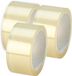 Shoppartners Bv Ruban d'emballage transparent - 3x - 66 mètre par rouleau - 5 cm de large