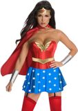 Rubies Wonder Woman Kostuum voor dames - Zwart - Small