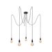 Paulmann Neordic Ketil Plafondlamp - Zwart - E27 - Dimbare - Siliconen/Metaal