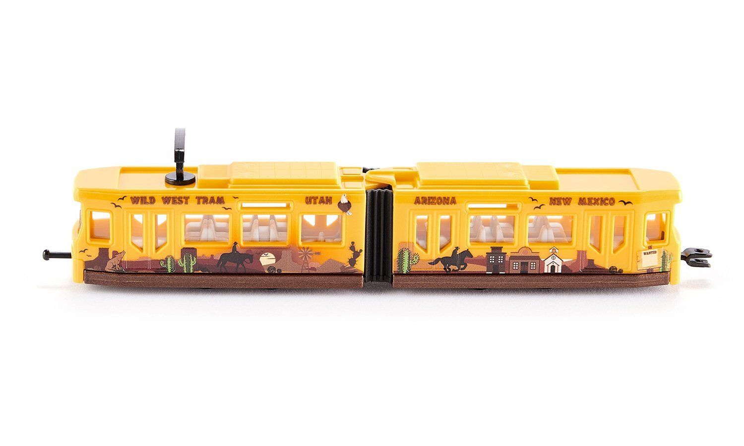 SIKU 1615 Tram - Red Metal Train Toy for Kids