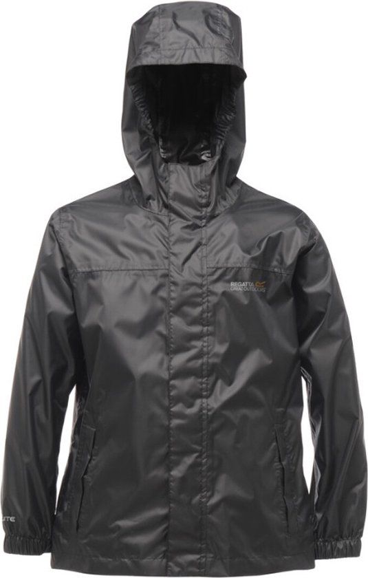 Regatta Pack-It III Jas - Kinderen - Zwart - Maat 158