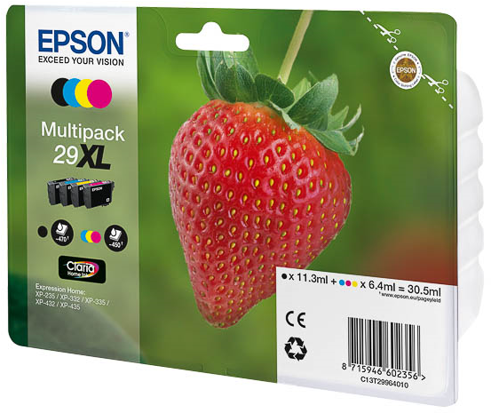 Epson Strawberry 29XL CMYK single pack / cyaan, geel, magenta, zwart