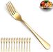 Unyqoos® Set van 12 luxe gouden tafelvorken