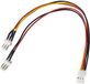 Akyga Kabeladapter 3-Pins (V) Naar Voedingsadapter 2X3-Pins (M) 0.15M