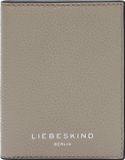 LIEBESKIND BERLIN Leren Kaarthoes Hilla Small Pebble Arcie Card Etui Stone Beige