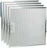 Alapure 4x Metaalfilter voor KitchenAid 481248058144 320x320x10mm