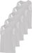 Ciclón Sports Training Bib (5-Pack) - Wit - L/XL - 100% Polyester/Mesh