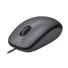 M100 Logitech M100 USB-muis, zwart, 3 knoppen, plug-and-play, ideaal voor dagelijks gebruik op kantoor en computertaken.