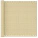 vidaXL Balkonscherm Rechthoekig 90 x 1000 cm HDPE en Aluminium Beige