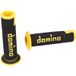 Domino Poignées A450 on-road racing noir / jaune