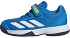 Adidas Performance Courtflash Tennisschoenen Met Klittenband Kids - Kinderen - Blauw