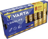 Varta Longlife AAA Pack 8
