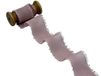 Furlanis - Crêpe franjeszijdeeffect, decoratief lint voor verpakkingen, geschenken, Italiaanse stof - donker poeder, 40 mm x 25 m