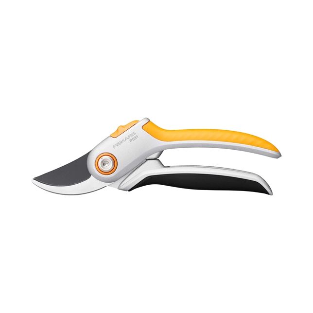 Fiskars Plus P531 Snoeischaar - Bypass - Zwart/Oranje - 210mm