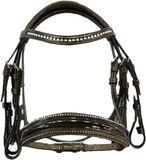 Imperial Riding Hobby Horse Weymouth Grand Prix Bridon zonder accessoires met strass en gelakte neusriem zonder bekken en teugels bruin