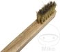 Osborn Brosse de bougie d'allumage avec manche en bois et poils en laiton, 150 mm