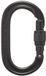 Black Diamond Oval Keylock Screwgate Karabijnhaak Zilver
