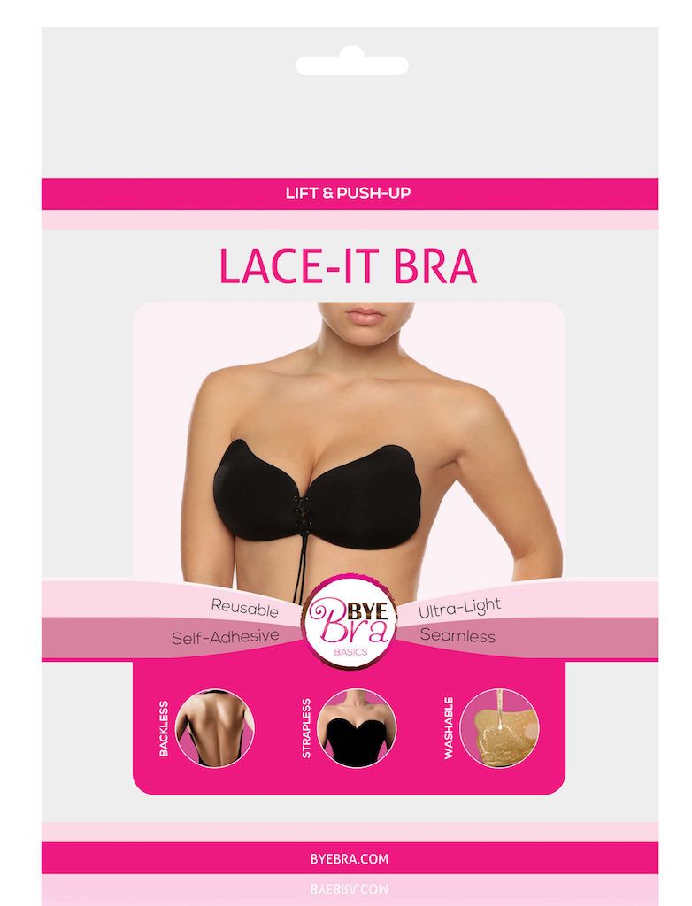 Bye Bra Lace-it Bra Zwart Cup D