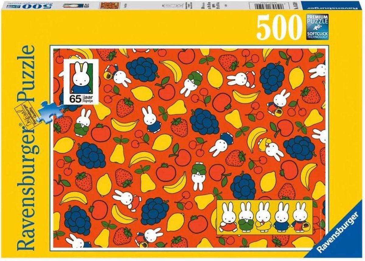 Ravensburger Nijntje Puzzel - 500 stukjes - Diverse kleuren