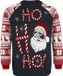 Ugly Christmas Sweater E.M.P. Merchandising Handelsgesellschaft mbH Ugly Christmas Sweater Ho Ho Ho Heren Christmas jumper - meerkleurig - 3XL