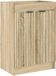 vidaXL Badkamer onder wastafel kast Sonoma Eiken 78,5 x 37,5 x 81 cm