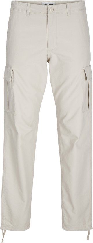 JACK&JONES JPSTKANE BARKLEY CARGO PANT NOOS Heren Broeken Moonbeam Katoen Regular Fit