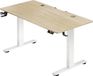 Casaria Zit sta bureau - Elektrisch Verstelbaar USB 120x60cm – Beige