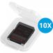 Selected by GSMpunt.nl GSMpunt B.V. 10 Pack Transparante SD Kaart Geheugenkaart Hoes Houder Opberg Box Doosje